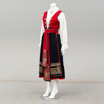 A traditional Swedish dress from Värend.