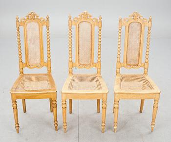 STOLAR, 6 st nyrenässans, 1800/1900-tal.