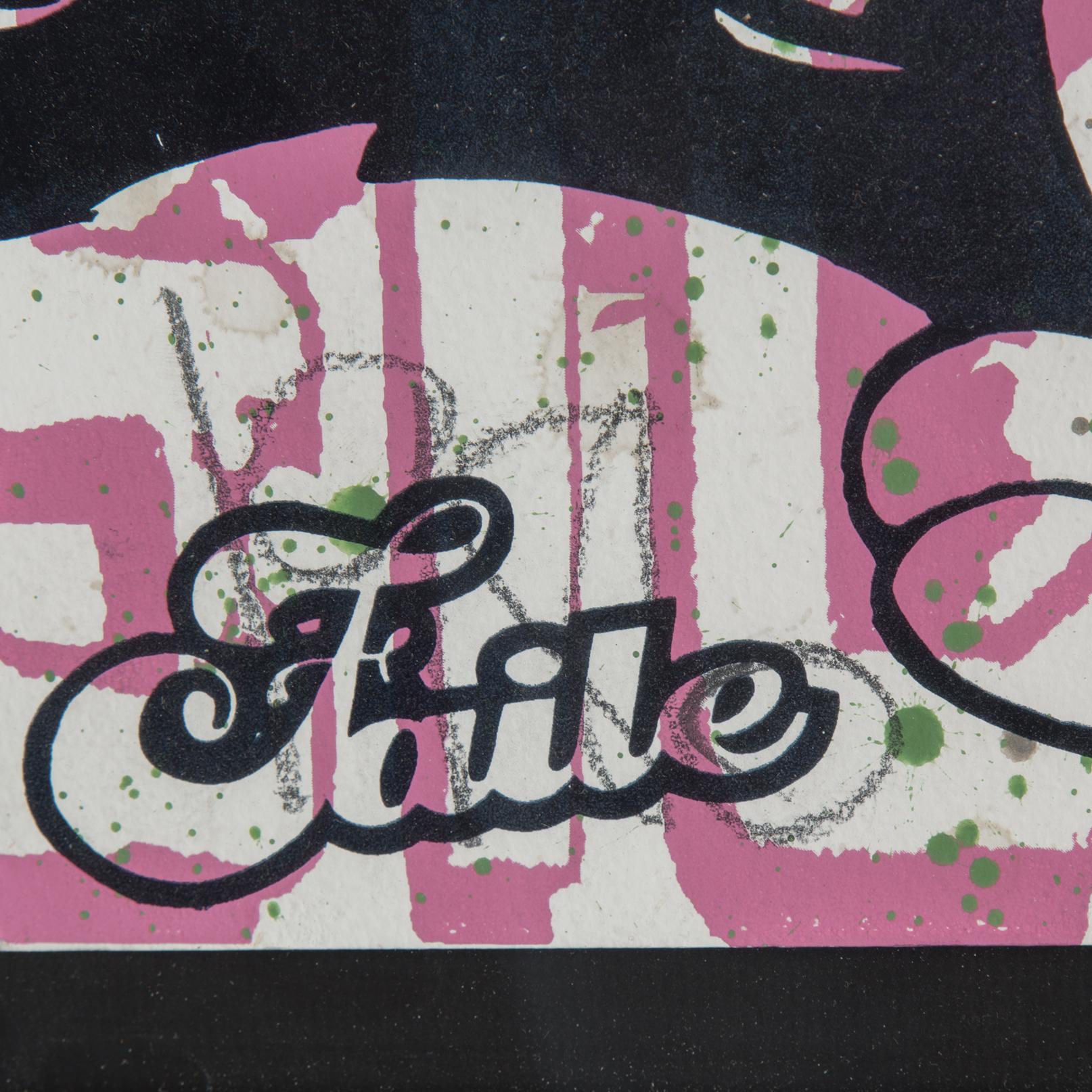 FAILE, "Bunny Girl", Print-Multiple, serigraph in colors, signed and numbered on verso 10/10.