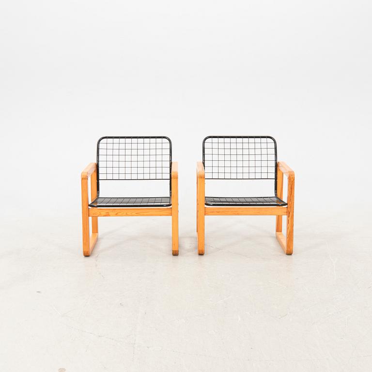 Knut & Marianne Hagberg,  a set of three Dala armchairs for IKEA 1980s.