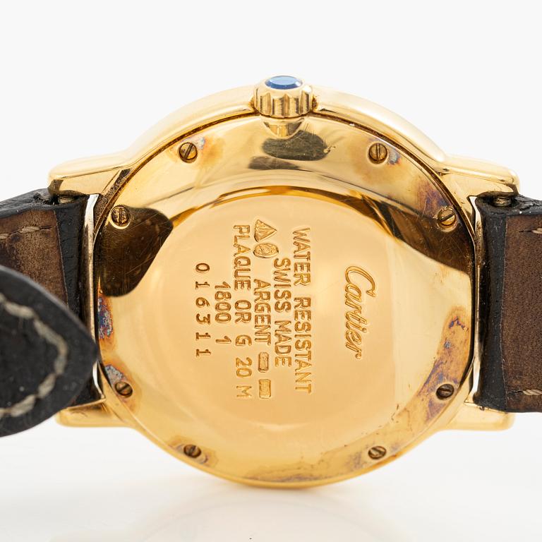 Must de Cartier, Must Ronde, wristwatch, 33 mm.