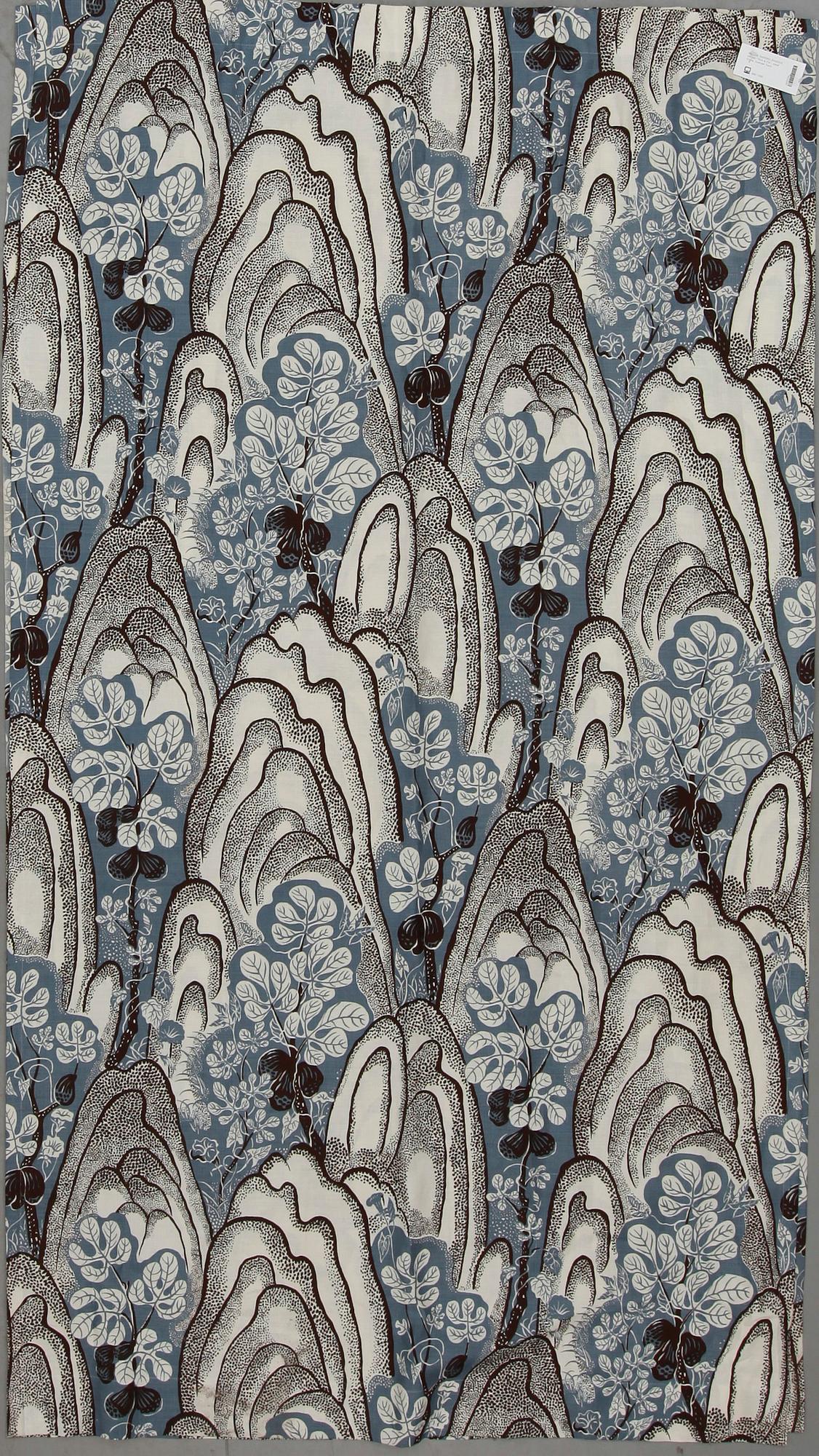 GARDINLÄNGDER, ett par, "Rox & Fix", Josef Frank, Svenskt Tenn.