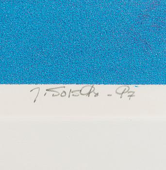 JUHA SOISALO, litografi, signerad, daterad -97 och numrerad 47/100.