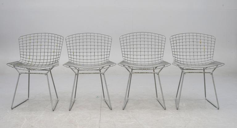 STOLAR, 8 st, "Sidechair", Harry Bertoia, formgiven 1952.