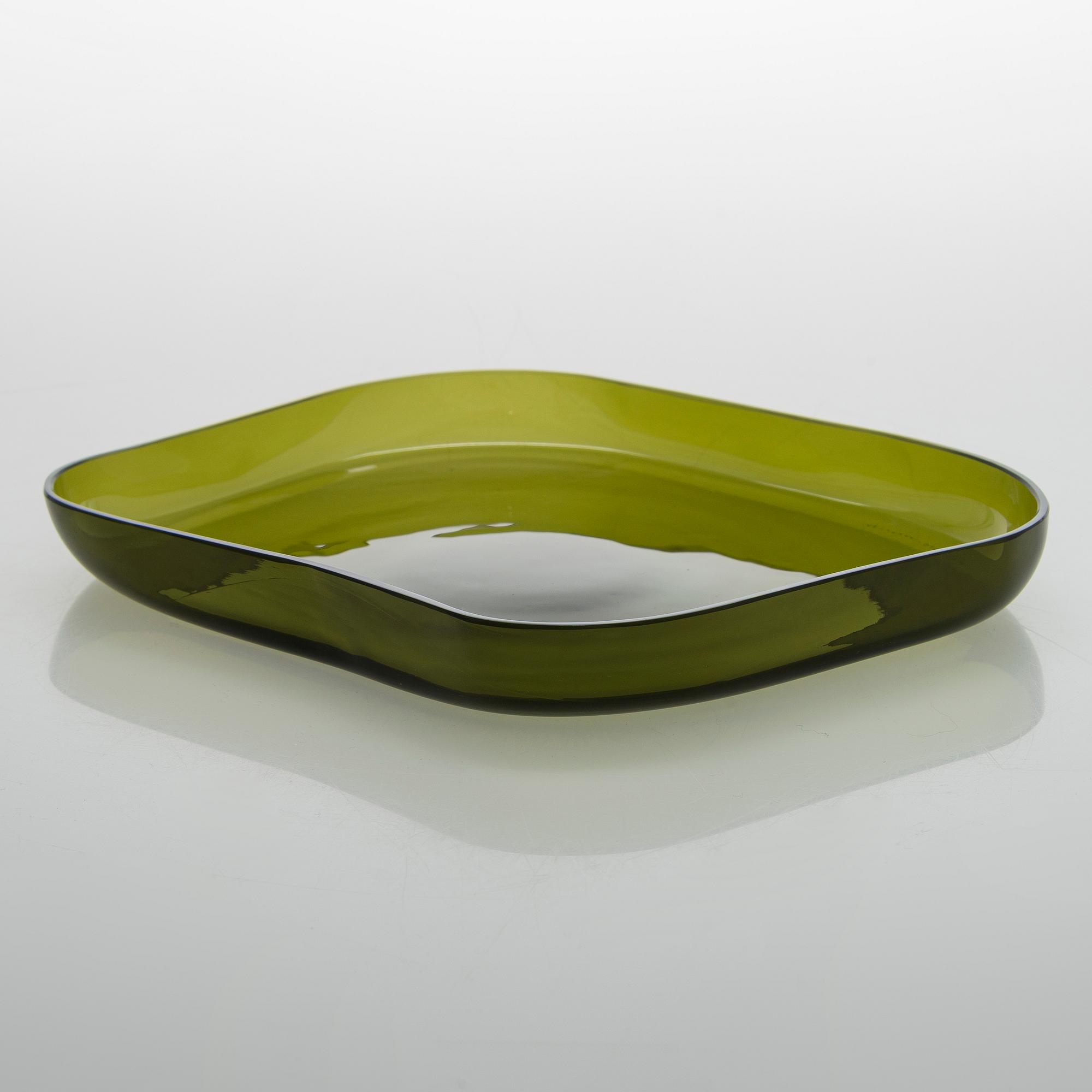 Alvar Aalto, lautanen, malli 3900-40, signeerattu Alvar Aalto Iittala -56.