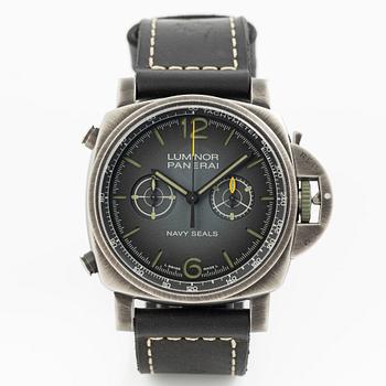 Panerai, Luminor Chrono, Navy SEALs, chronograph, wristwatch, 44 mm.