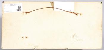 SKOHG, BÖRJE. Relief. Stengods. Sign, Gustavsberg studiohanden.