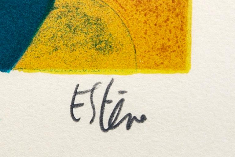 Maurice Estève, färglitografi signerad och numrerad 13/60.