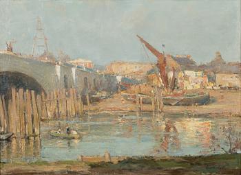 Evert Moll, oil on canvas, signed.