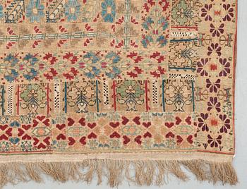 ANTIQUE OTTOMAN EMBROIDERY. 153 x 107 cm.