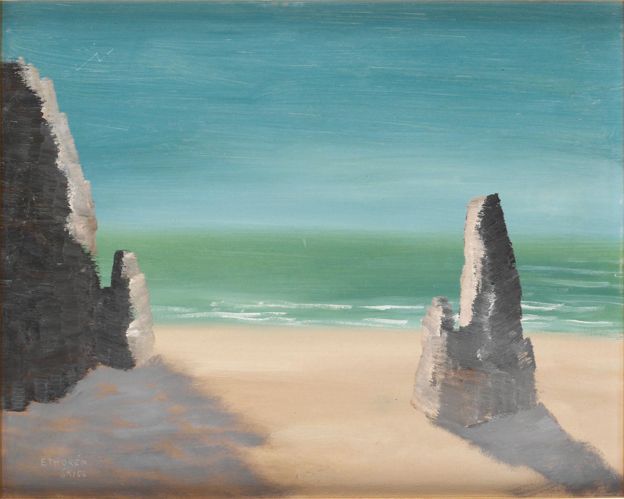 Esaias Thorén, Strandbild med stenstoder.