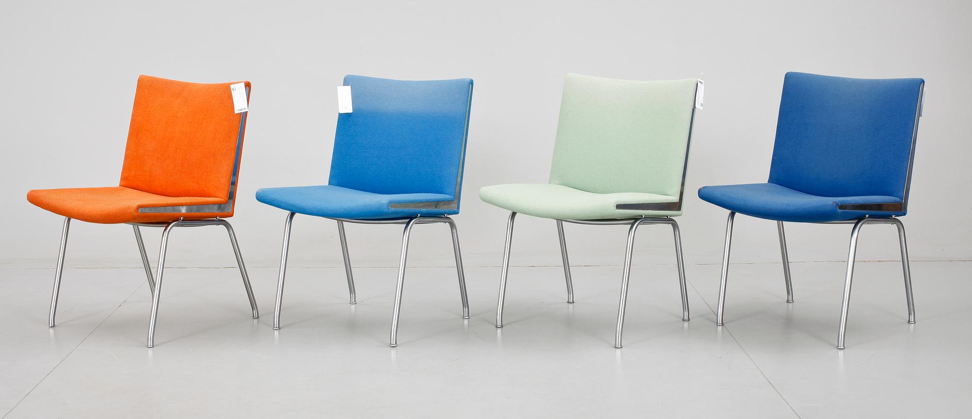 STOLAR, 4 st, "AP-39", Hans J Wegner, modellen formgiven 1958/59.