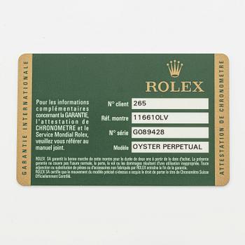 Rolex, Submariner, ”Hulk”, "First Year Edt", "Mark 1 Dial", ca 2010.