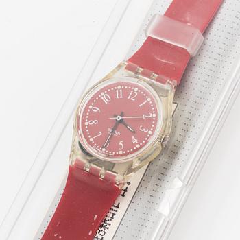 Swatch, Rote-Lei, wristwatch, 25 mm.