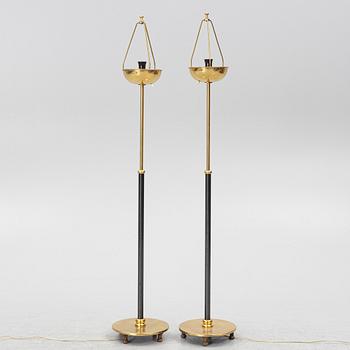 Josef Frank, a pair of model 2564 floor lamps, Svenskt Tenn, Sweden.