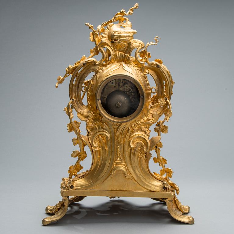 BORDSUR, förgylld brons, nyrokoko, 1800-tal.