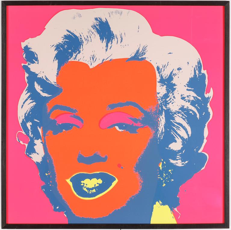 ANDY WARHOL, efter, färgserigrafi.