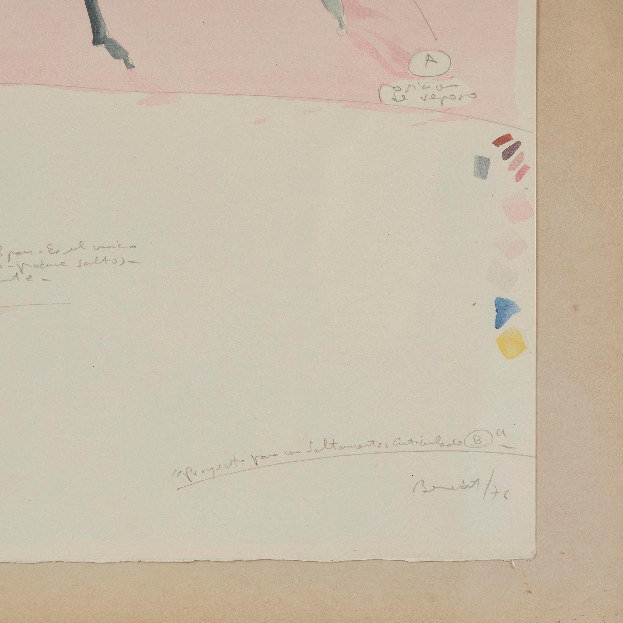 Luis Fernando Benedit, "Proyecto para un saltamontes, cuatriciclo B".