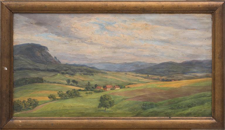 A. WERNER PARSBERG, olja på duk, signerad.