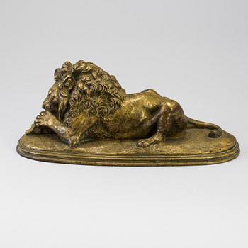 A bronze sculpture by Paul-Édouard Delabrièrre, 19th century.