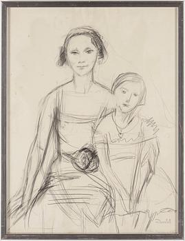 Nils von Dardel · NILS VON DARDEL, blyerts, stämpelsignerad