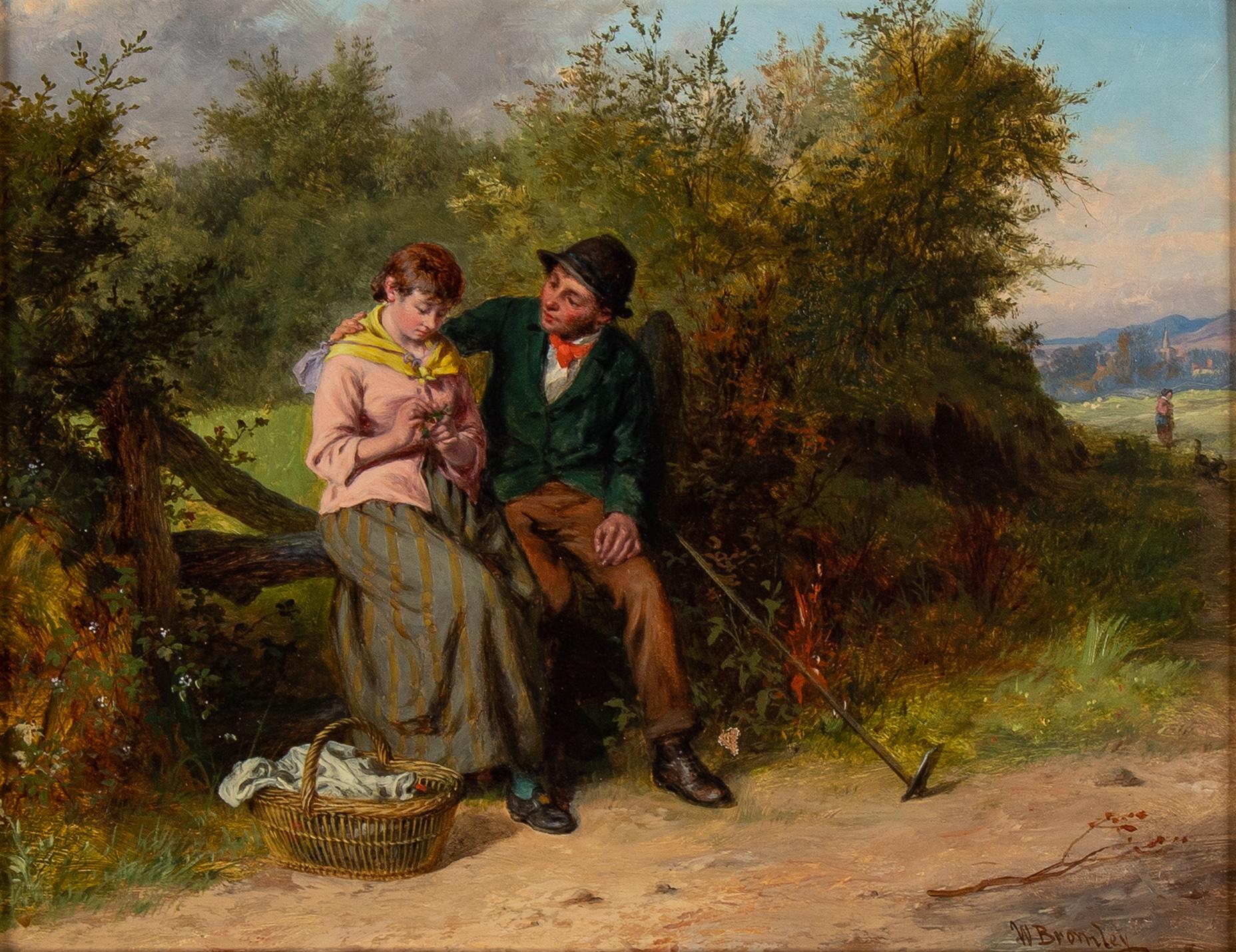 William III Bromley, attributed to, oil on canvas, signed.