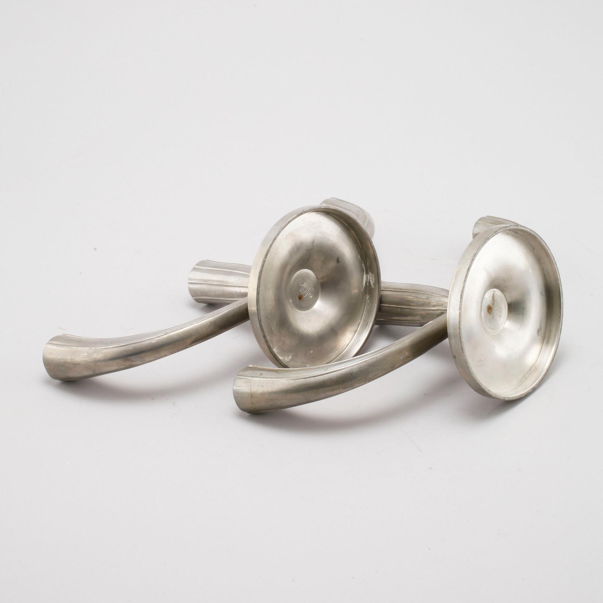 LJUSSTAKAR, ett par, tenn, GAB, 1936.