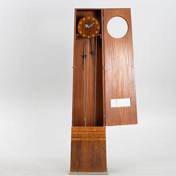 Floor clock, possibly Mjölby Intarsia. 1930s.