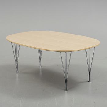 SOFFBORD. "Superellips", Bruno Mathsson och Piet Hein för Fritz Hansen, Danmark.