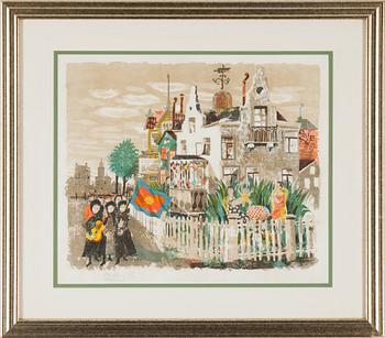 A litograph by OLLE OLSSON-HAGALUND, signed and numbered 15/360.