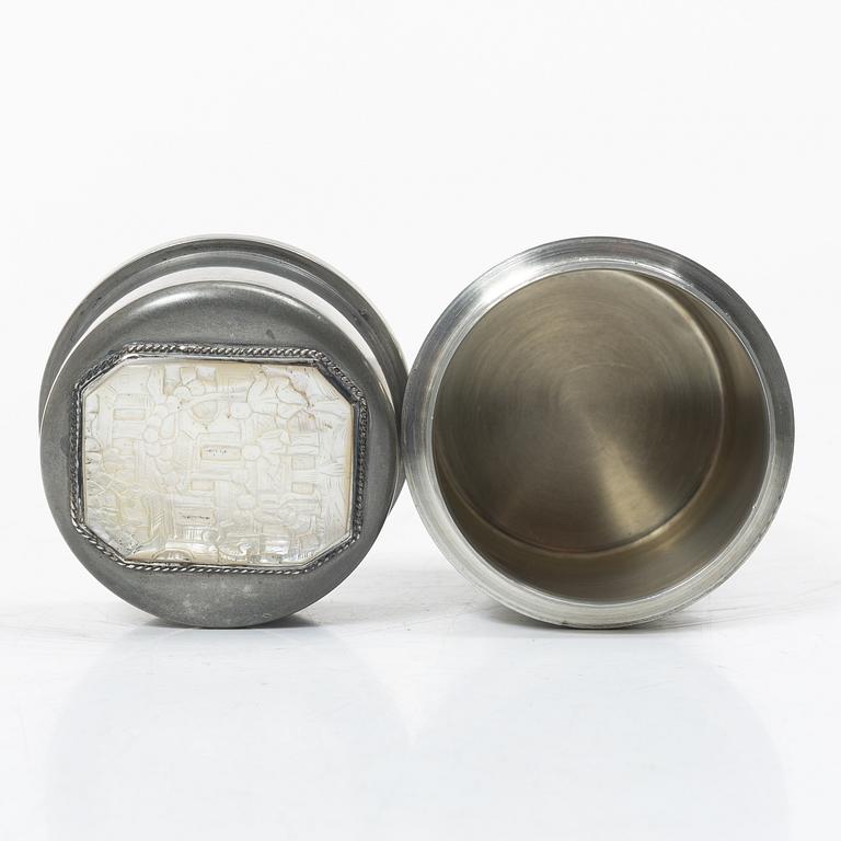 Estrid Ericson, jar with lid, Svenskt Tenn, Stockholm, 1960.