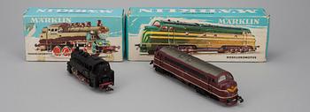 LOK, 2 st, Märklin, 3031, 3067.