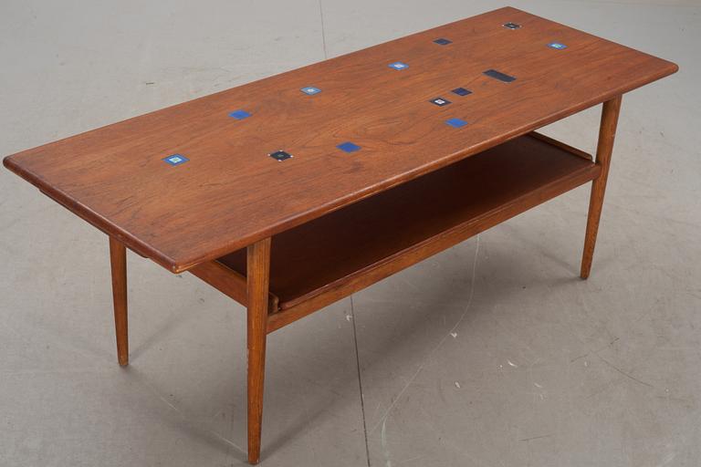 SOFFBORD, teak, troligen Danmark, 1960-tal.