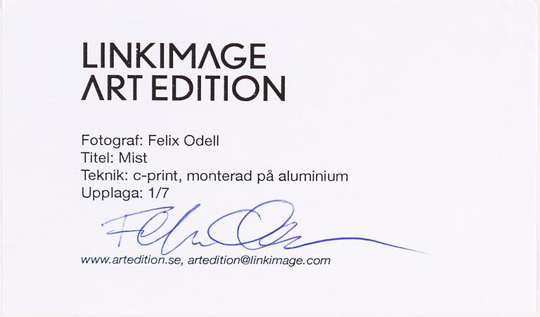 FELIX ODELL, fotografi, C-print, signerad numrerad 1/7.