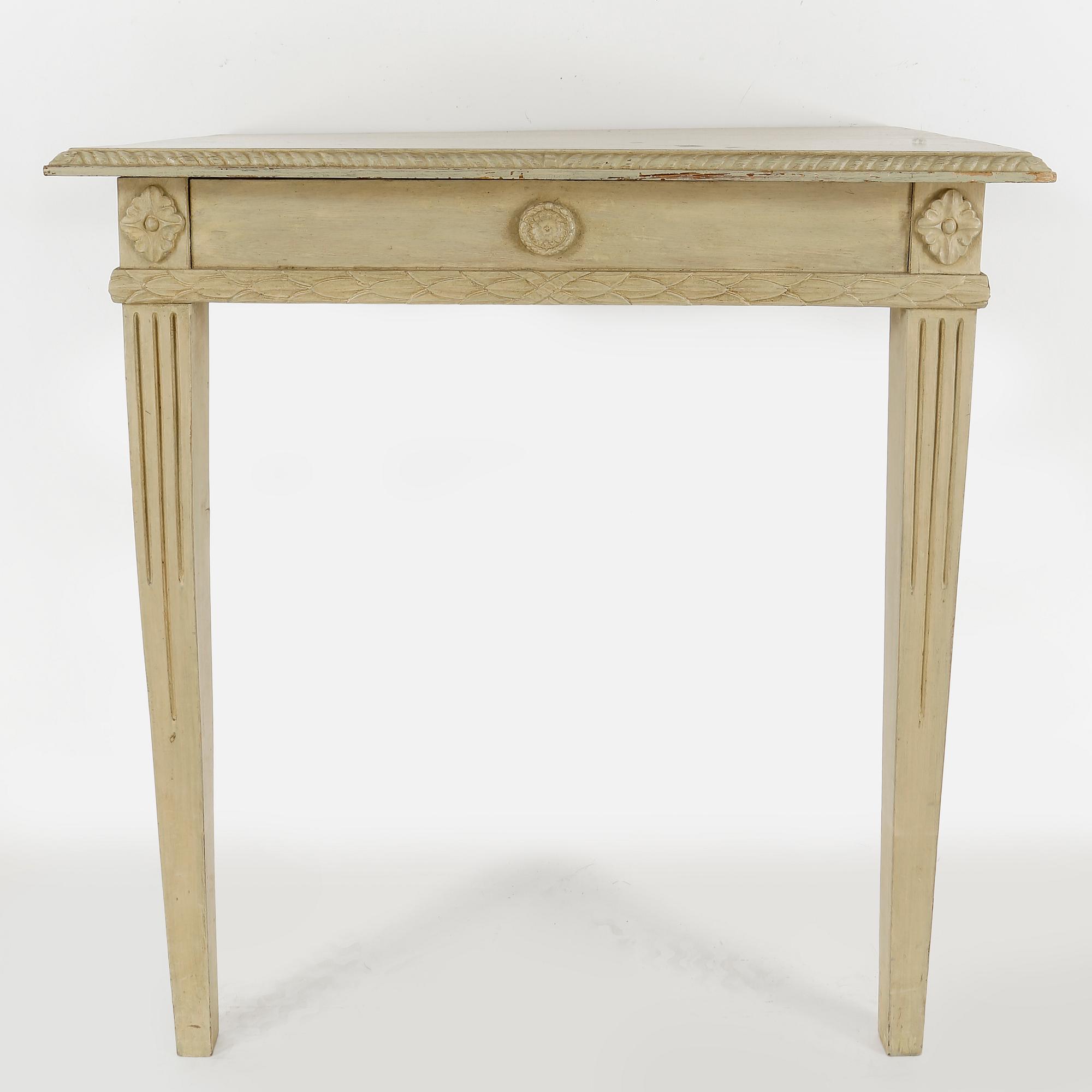 SPEGEL och KONSOLBORD, gustaviansk stil, 1900-tal.