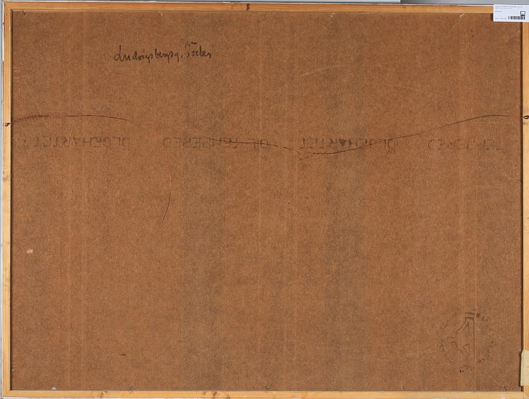 GUNNAR STÅLBRAND, olja på pannå. Sign o dat -76.