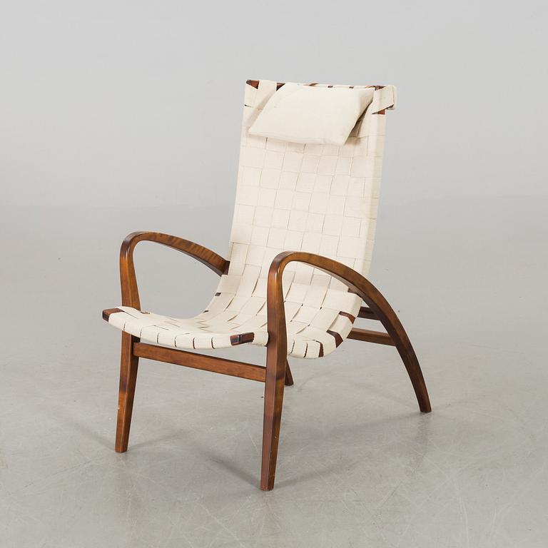 BRUNO MATHSSON, A Gräshoppan easy chair.