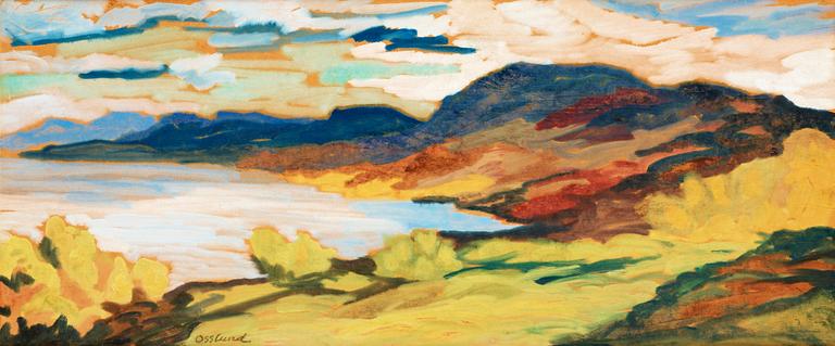 Helmer Osslund, Landscape from Norrland.