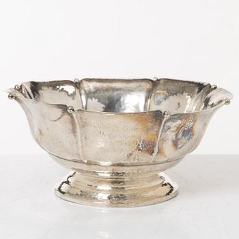 Bowl, silver, stamped ESAB, Kristianstad 1923.