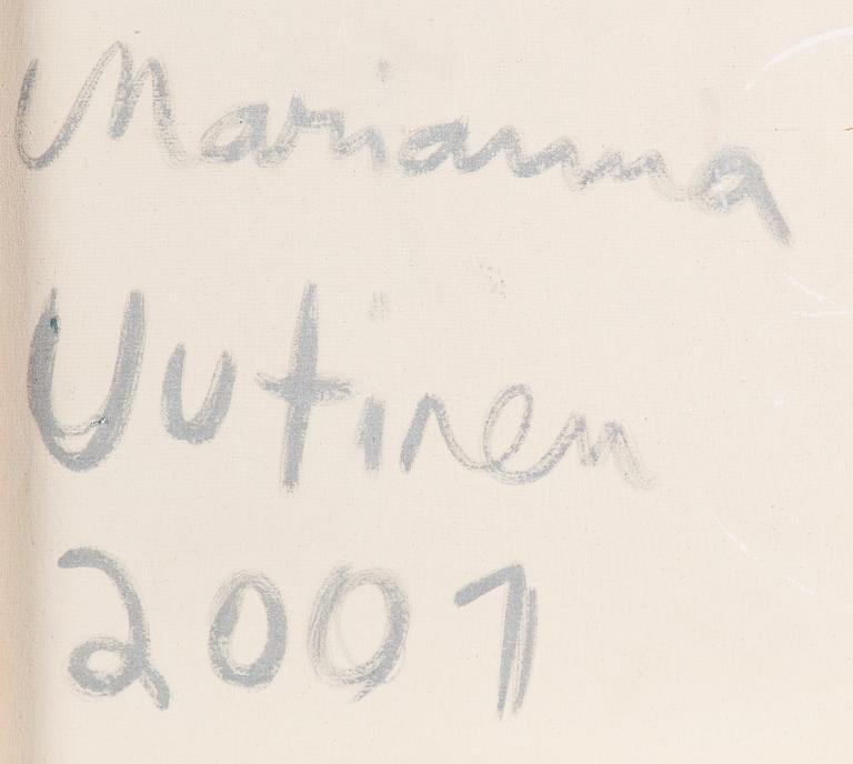 MARIANNA UUTINEN, acrylic on canvas, signed and dated 2001 on verso.