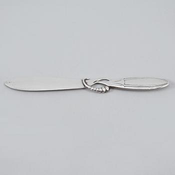 BREVKNIV, silver, Georg Jensen, Danmark, 1926, vikt 54 gram.
