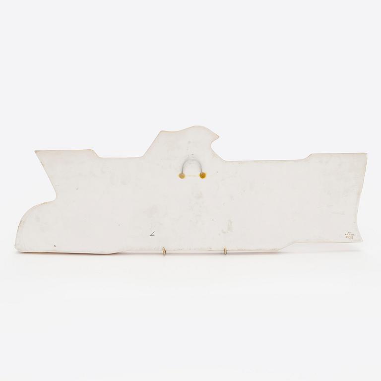 Gunvor Olin-Grönqvist, relief, stengods, signerad G. Olin-Grönqvist Arabia.