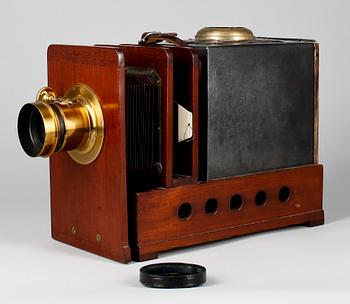 SKIOPTIKON/LATERNA MAGICA med BILDER, 1800-tal.