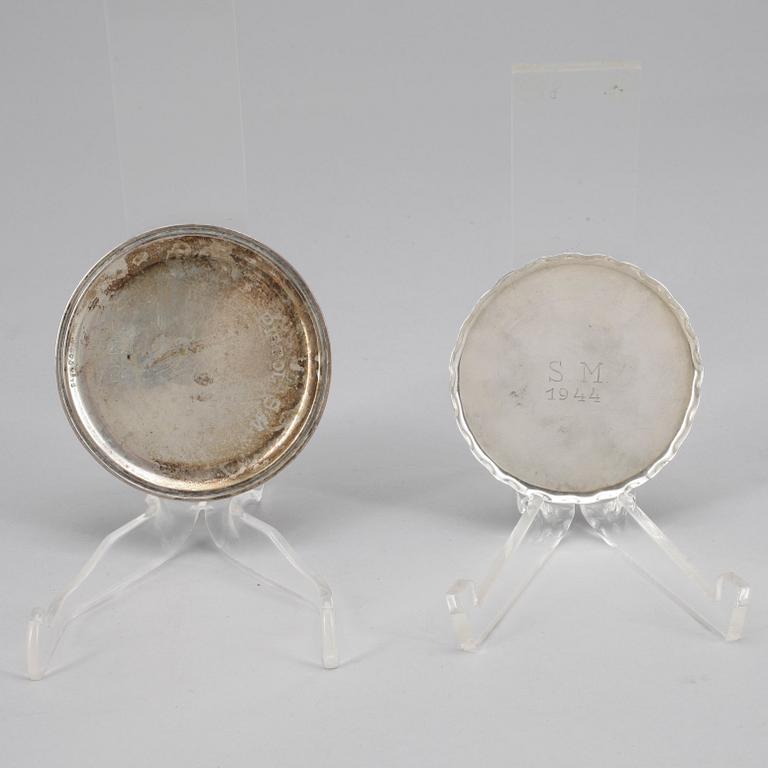 PARTI SILVER, 29 delar, bla Sverige, 1800/1900-tal. Totalvikt 853 gram.