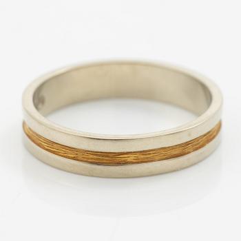 Lapponia, ring, 18K guld och vitguld, Finland 1976.