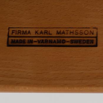 Bruno Mathsson, a 'Pernilla' lounge chair, Karl Mathsson.
