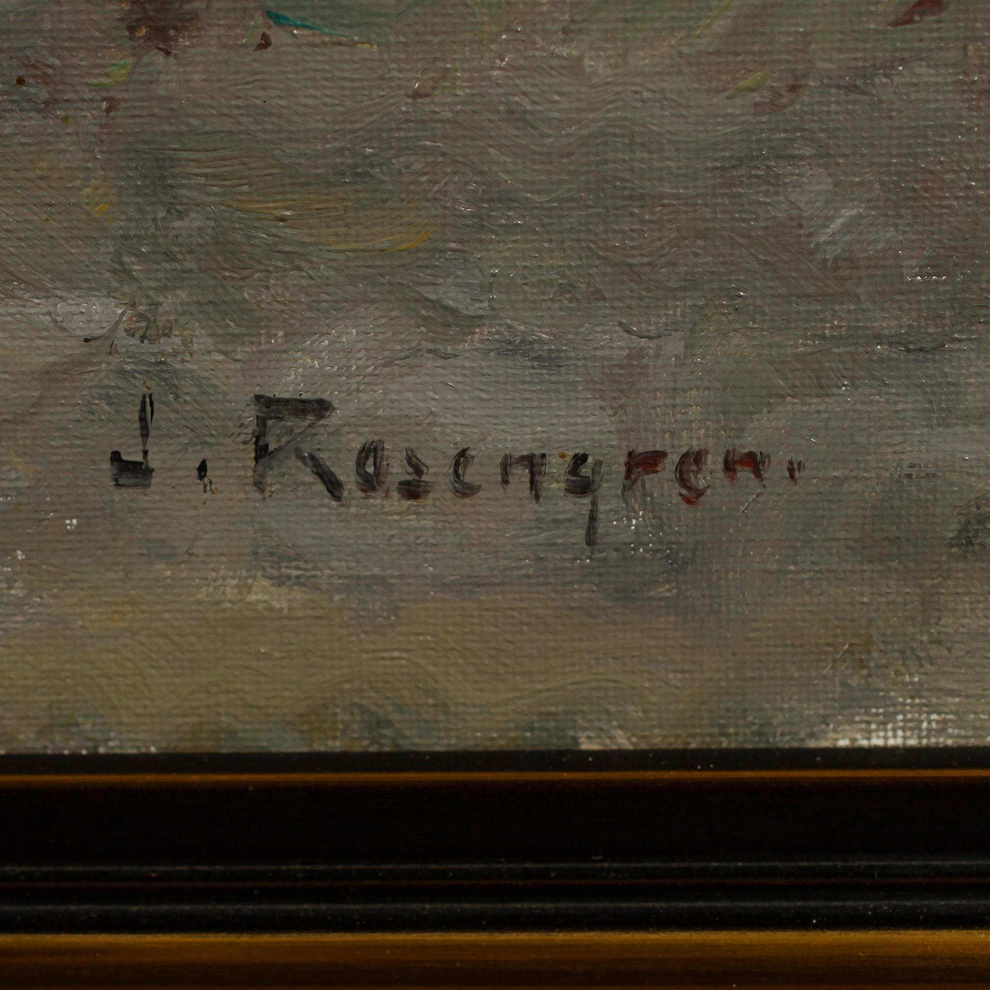 JEAN ROSENGREN, olja på duk, signerad.