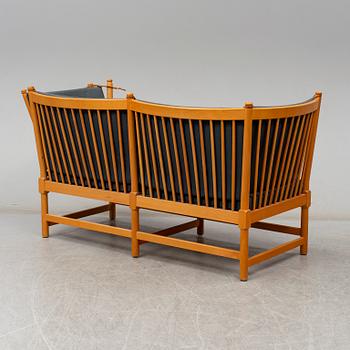 A "Tremme" sofa and armchair, designed by Børge Mogensen, Fritz Hansen, second half of the 20th century.