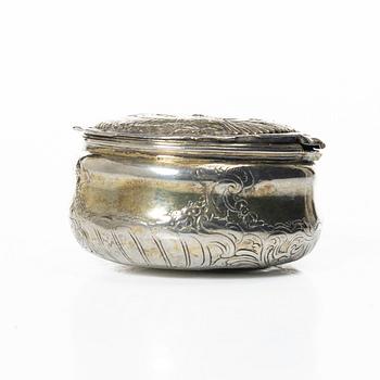 A silver gilt Rococo box, 18th century.