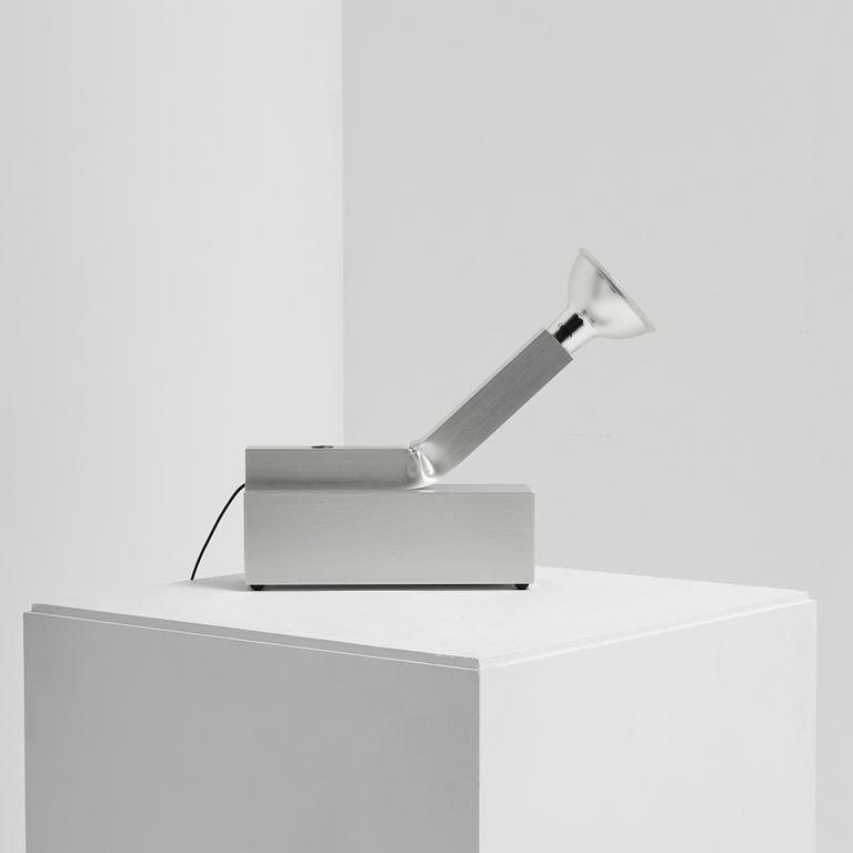 David Taylor, a unique table lamp, "Aluminium Table Lamp #3", Studio Mellösaverken, Sweden, 2025.